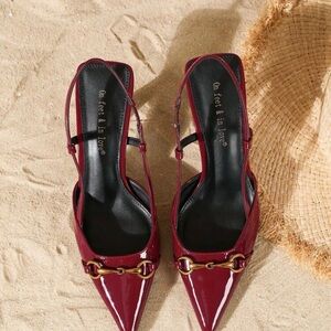 Burgundy Heels